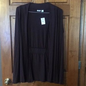 Cato short sleeve cardigan.  Brand new!